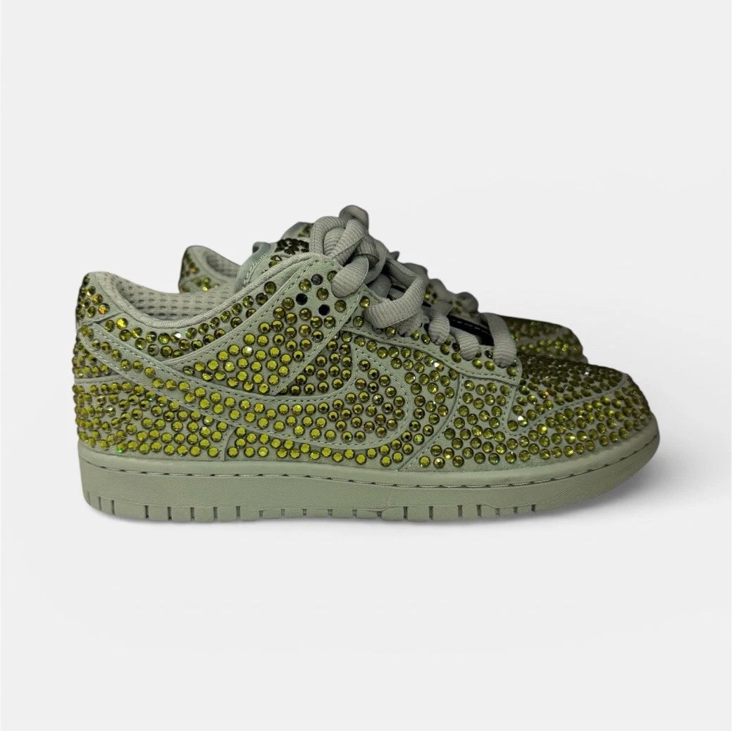 Nike Cactus Plant Flea Market & Swarovski & Dunk Low Spiral Sage