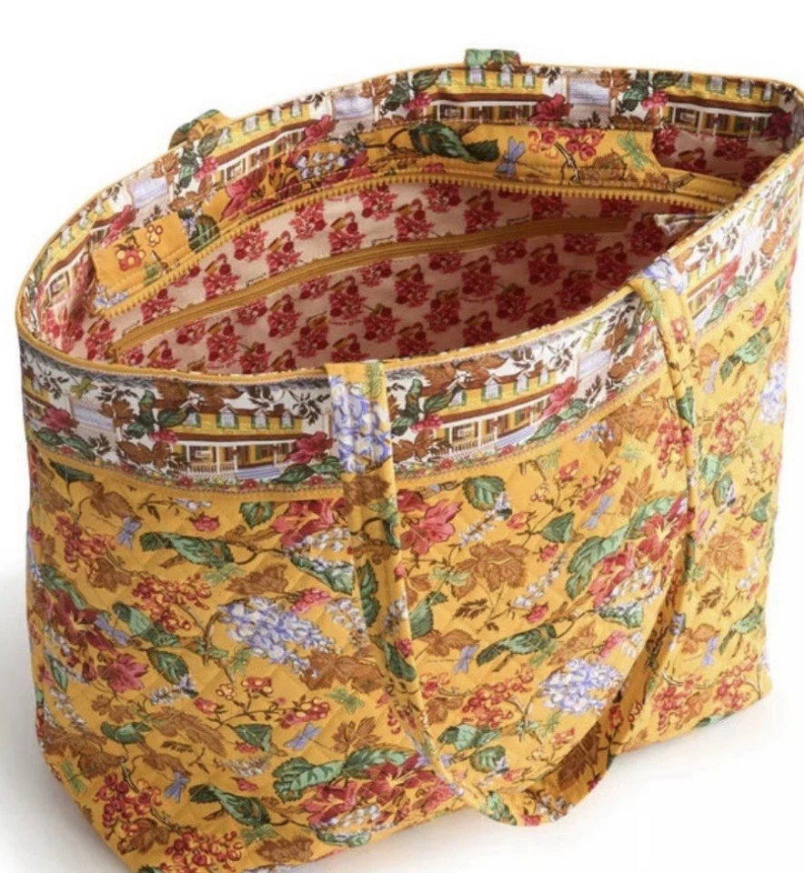 Vera Bradley Gilmore Girls Autumn Collection Original Zip Tote Bag NWT - Image 2 of 4