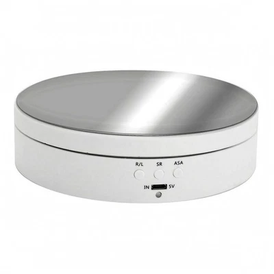 Plateau Tournant Électrique USB Présentoir Rotatif 360 Degrés Profil Bas - Photo 1/4