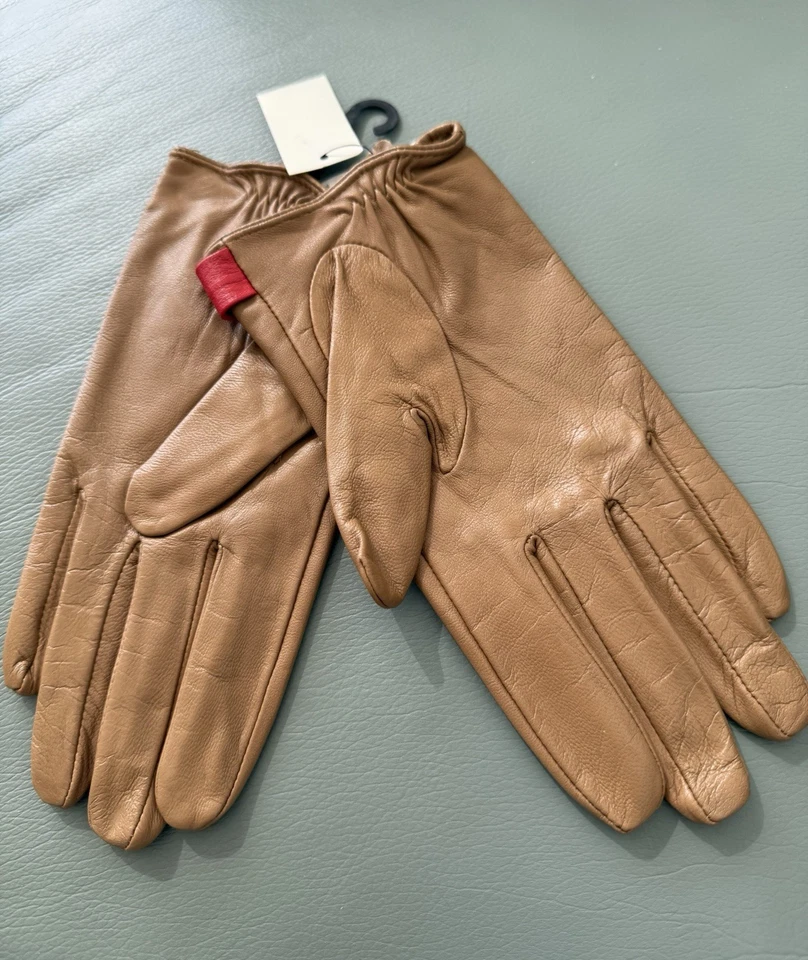 Luvas femininas de couro Talbots tamanho G - Imagem 2 de 2