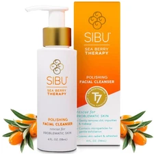 sibu Sea Buckthorn Polishing Facial Cleanser (4oz), Face Wash Made ... Fast Ship