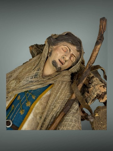 Benino Schlafende Figur 35 CM Krippe Belen Napolitano - Bild 6 von 18