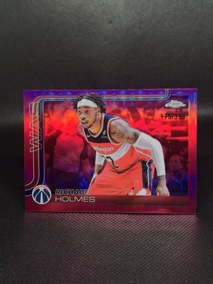 2025-26 Topps Chrome Richaun Holmes #236 Magenta Raywave Refractor /399 Wizards