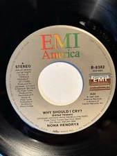 Nona Hendryx “Why Should I Cry?” EMI America 7” 45 VG++