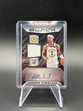 2022 Panini Black Rookie Patch Auto Andrew Nembhard /49 📈📈