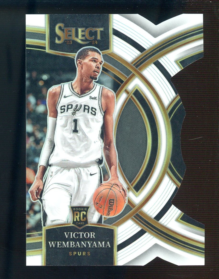 2023-24 Select Die-Cut White Prizm #121 Victor Wembanyama RC Rookie 136/149