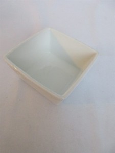 World Tableware SL-44 Slate Bright White 3" Square Plate 