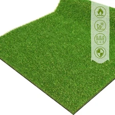 ZGR Artificial Grass Turf Lawn 4'10" x 8' Outdoor Rug, 0.8" Premium Realistic...