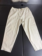 Classic Elements Pants Womens L Beige Khaki Elastic Waist Casual Pull On Chino