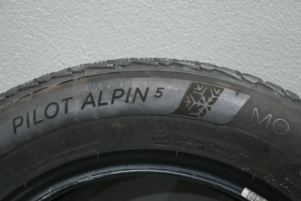 4x Michelin Pilot Alpin 5 MO 215 65 R17 99H M+S Winterreifen DOT21 Reifen P308P - Bild 4 von 4