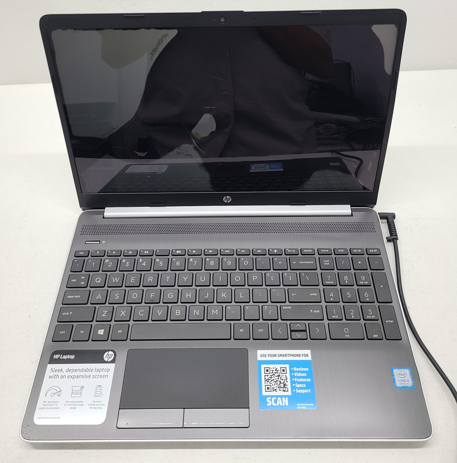 HP 15-dw0043dx 15.6" Laptop Intel Core i5-8265U 8GB Ram NO HD/OS (FL)