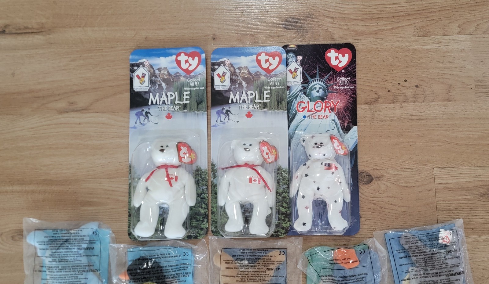 Ty 48 Piece Lot: Beanie Babies, Teenie Beanies, Bears Millennium Valentino Glory thumbnail 5