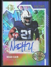 Noah Cain 2021 Wild Card VIP Nationals Shattered Auto #SS-PS9