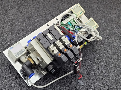 #ad Interface SMC Pressure Switch Pneumatic Valve Block ZSE40A 01 T ZSE40 01 22L $99.99