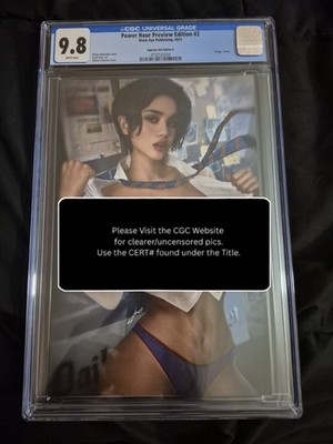 Power Hour #2 Shikarii Naughty ''Superior Girl'' Virgin Variant Cover CGC 9.8 