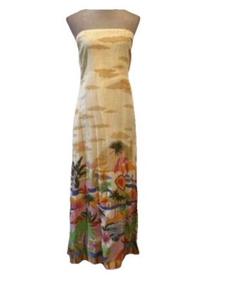 fitted lace wedding dress Blue Maxi Dress – Wild Tropical Resort Wear main image 1