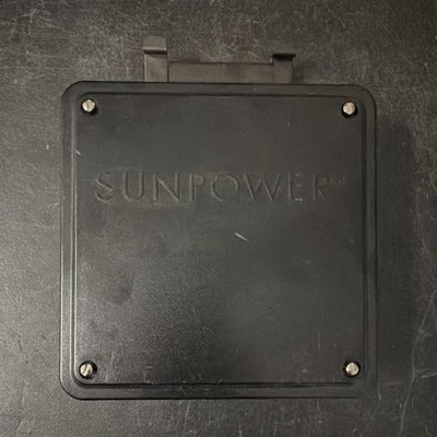 SunPower InvisiMount 530166 Junction Box Type 4 UL Certified 600V Black
