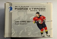 2000-2001 Be A Player Memorabilia Rookie & Traded NHL Update (jeu de 100 cartes de base)