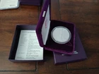 1989-S Proof $1 American Silver Eagle Box, OGP & COA