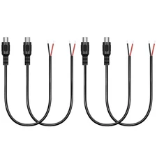 4 Pack RCA Female to Speaker Wire, Plug Adapter Connector Bare
