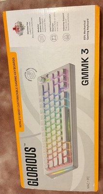 Glorious GMMK 3 Mechanical Gaming Keyboard 65% White
