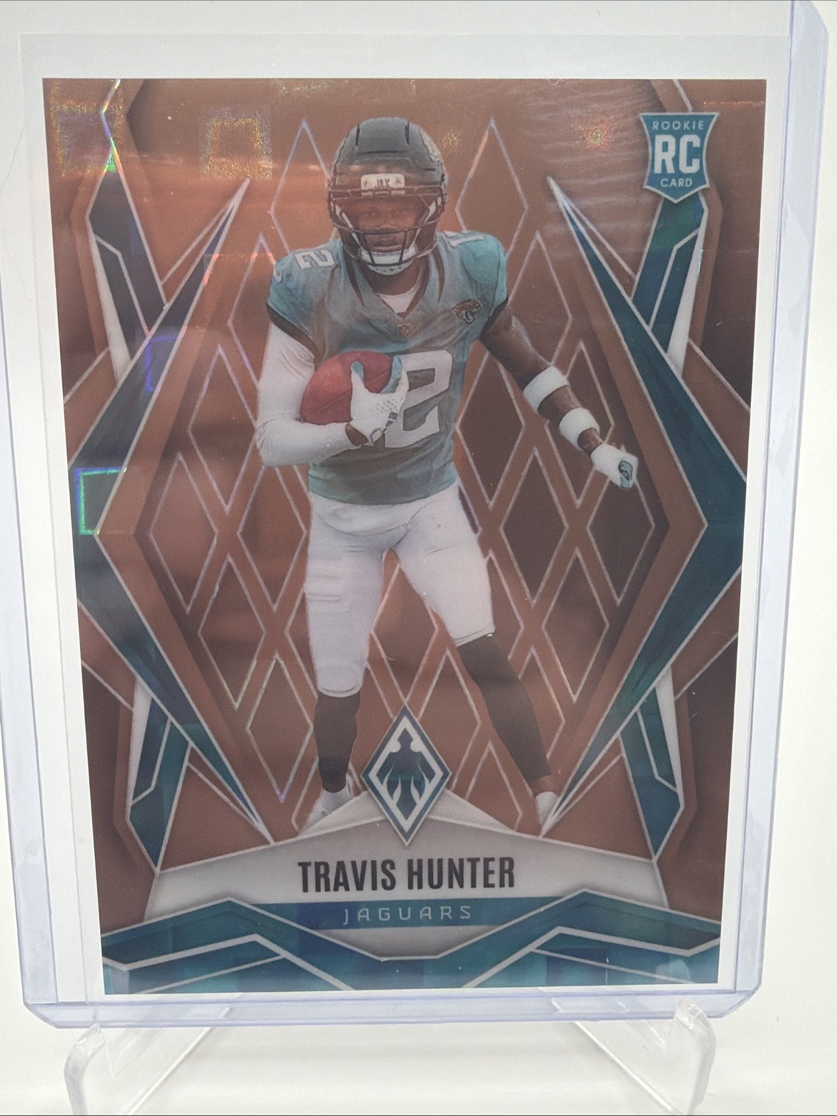 Travis Hunter 2025 Panini Phoenix #157 Bronze Pandora /125 Rookie RC Jaguars