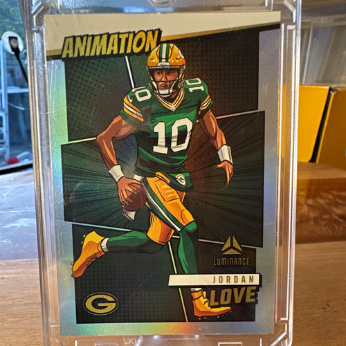Jordan Love #14 2025 Panini Luminance Animation card