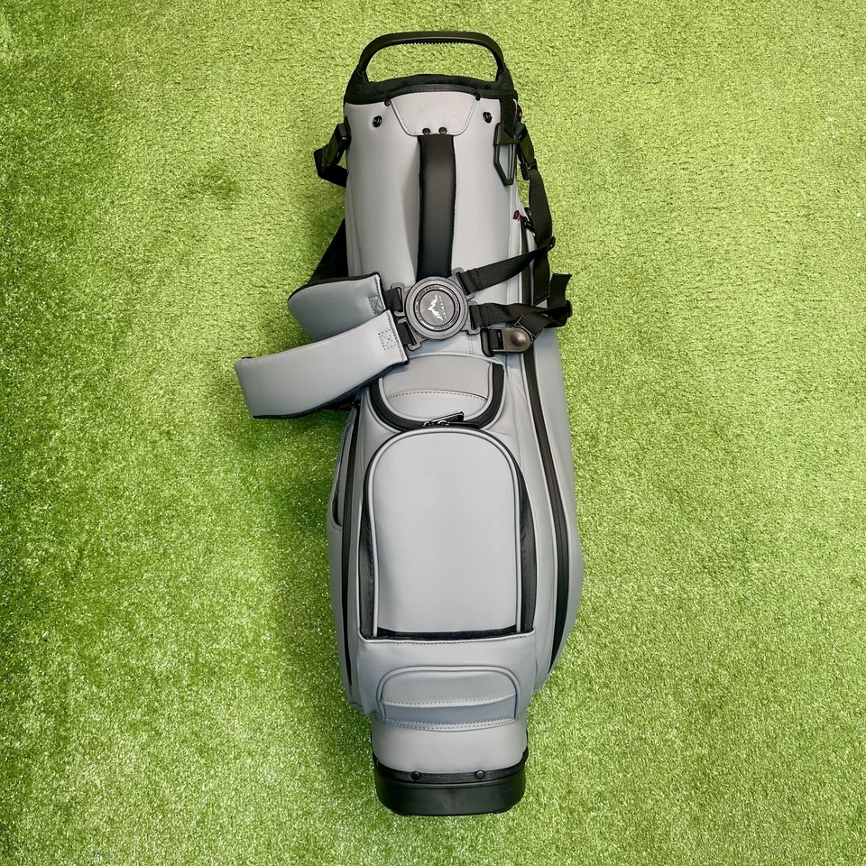 Bolsa de golf Himal de 14 vías con transporte/soporte gris mate ¡NUEVA! Foto 3 de 4