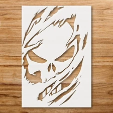 Punisher Skull Home Decor Stencil for Unique Artistic Expression - StencilAir