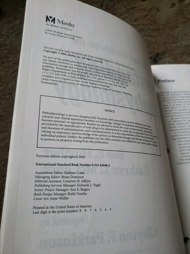 Understanding Pathophysiology Third 3rd Edition Study Guide and Workbook Parkins - Imagen 2 de 17