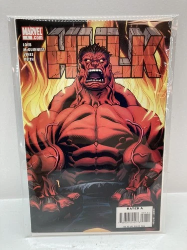 Marvel Comics Hulk #1 2008 1st Appearance of Red Hulk Loeb Keith (LP2125251)