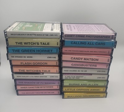 Vintage RADIOLA Radio Spirits Sandy Hook Cassette Tape Lot Scifi Mystery Comedy