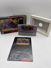 Super Ghouls 'N Ghosts SNES Complete CIB Manual Capcom Authentic