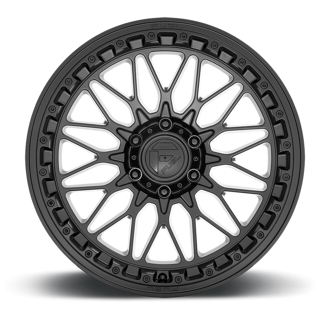 (Set of 5) Fuel D757 Trigger 20x9 6x5.5" +1mm Matte Black Wheels Rims