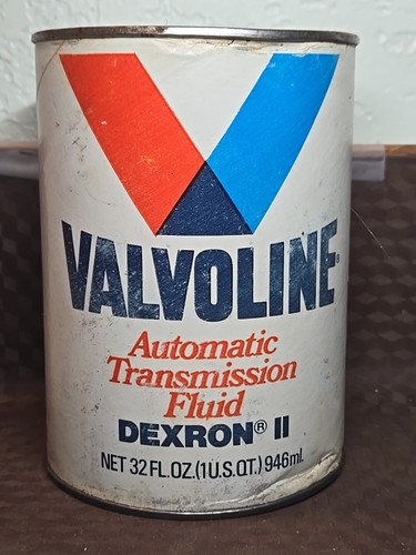 Empty Vintage Valvoline Automatic Transmission Fluid 1 Qt Quart Dexron 11
