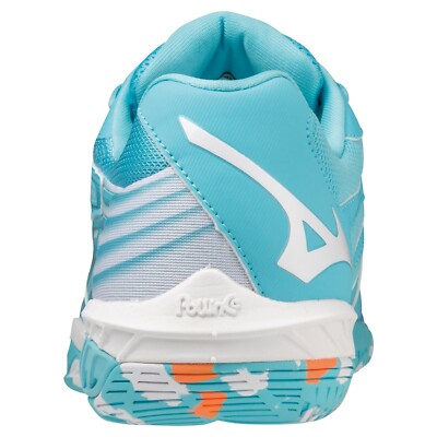 Mizuno Badminton Shoes WAVE CLAW 2 FIT 71GA2117 11 Turquoise