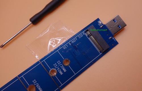 M.2 SATA B+M Key SSD to USB 3.0 Adaptor Card / No Enclosure / Free Delivery! - Picture 8 of 8