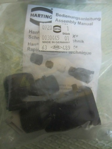 Harting Han 3A mit Harax Typ:446-6511 Kupplung Stecker Mannekes Schnellkupplung - Bild 3 von 6