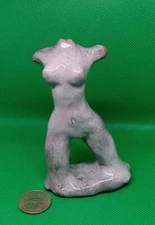 "Deborah" - Original Clay sculpture. Signed. Hand made and glazed.