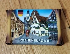 Souvenir Fridge Magnet ROTHENBURG O D TAUBER Germany