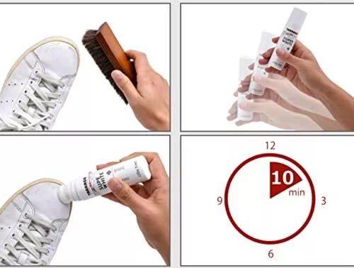 Tarrago Super White Shoe Whitener Instant Cleaner for Sneakers, 75mL