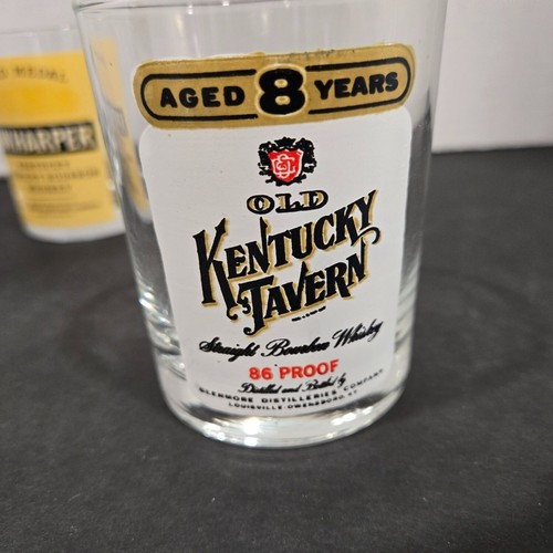 SET OF 2 - VARIETY OF SCOTCH WHISKY & BOURBON COCKTAIL GLASSES 3.75" TALL - Picture 2 of 3
