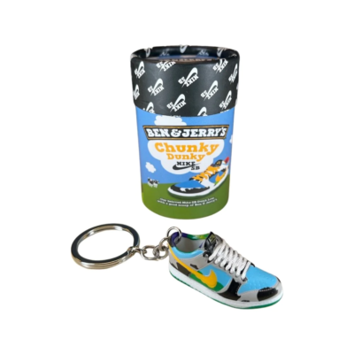 Chunky Dunky Low Dunks Trainer Keychain With Mini Ben & Jerry Nike