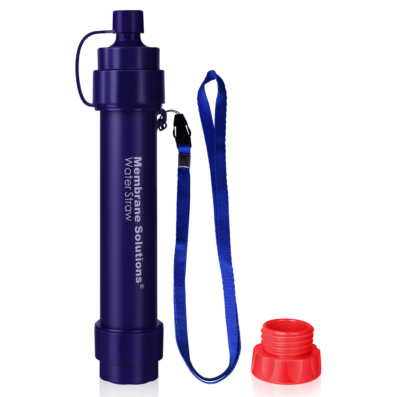 650ml Water Bottle with Filter,Leak-proof w/2 Pack Upgraded Water Filter Straws
