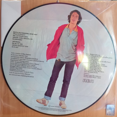 DUE PICTURE DISC + UN 45 GIRI RINO GAETANO NON VENDIBILI SEPARATAMENTE SIGILLATI - Foto 5 di 10