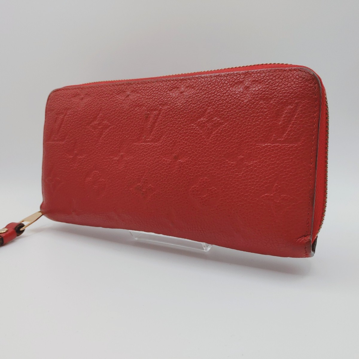 Louis Vuitton Monogram Empreinte Leather Zippy Zip Around Long