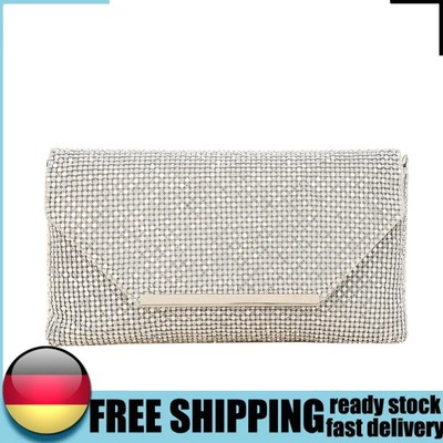 AMZLORD Strass Abendtasche Frauen Glitzer Hochzeit Umschlag Clutch Crossbody Tas