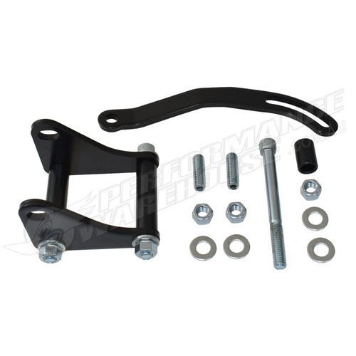 SBC Black Low Mount Saginaw Power Steering Pump Bracket - Suits Short & Long - Bild 2 von 3