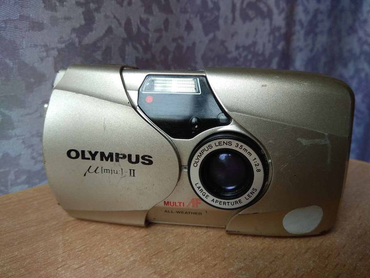 【動作〇】Olympus フィルムカメラ mju ミュー 初代 μ（ミュー）シリーズ：シリーズ別：オリンパス