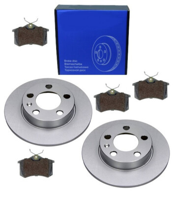 Bremsscheiben + Bremsbeläge HINTEN für VW Polo T-Cross A1 Arona Ibiza Scala